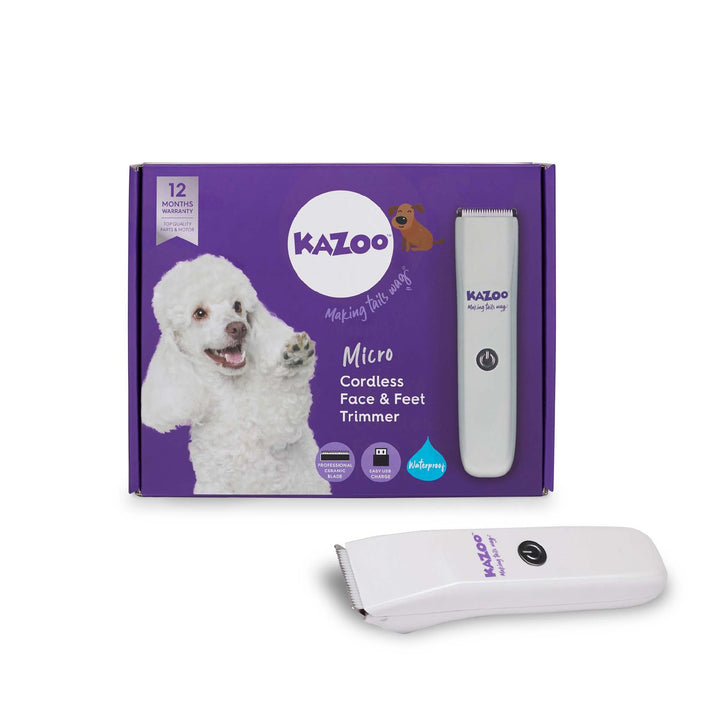 Kazoo Dog Groomer Micro Cordless Face & Feet Trimmer