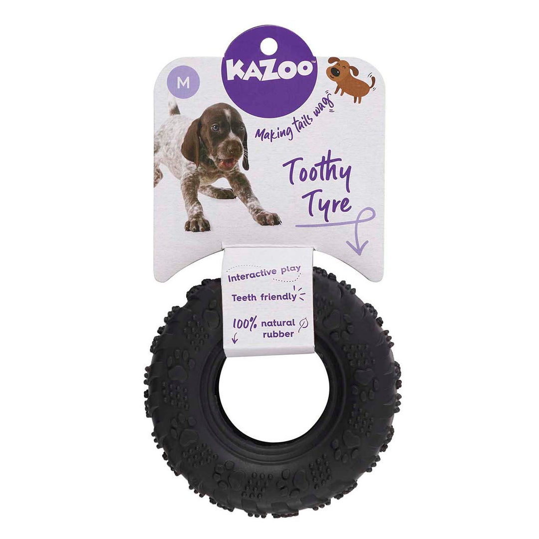 Kazoo Dog Toy Tooty Tyre - Medium