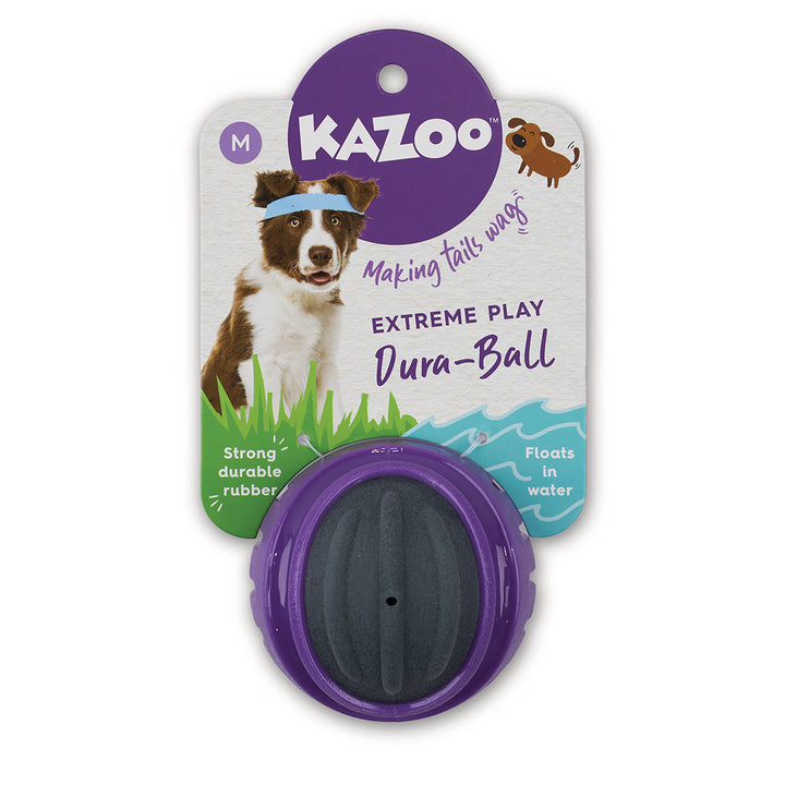 Kazoo Dog Toy Extreme Play Duraball Medium