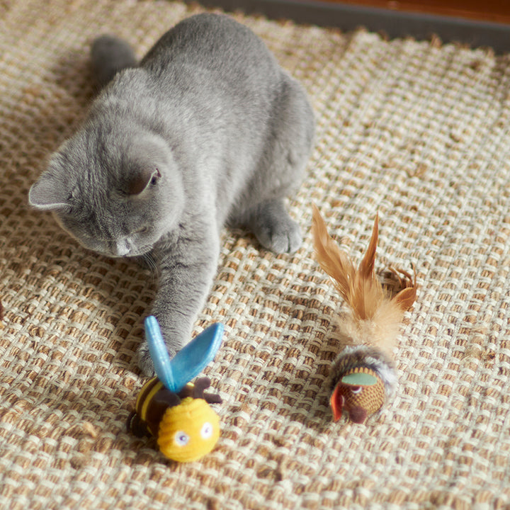 Kazoo Cat Toy Scruffy Mouse