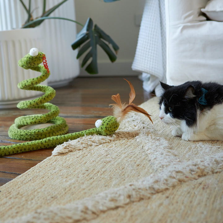 Kazoo Cat Toy Play Wand Spotty Snake