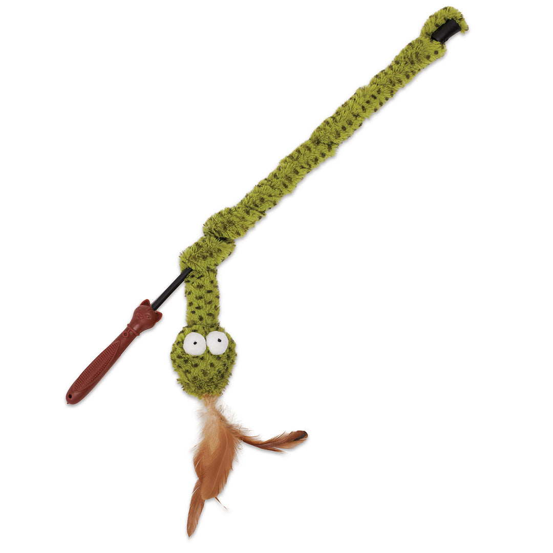 Kazoo Cat Toy Play Wand Spotty Snake