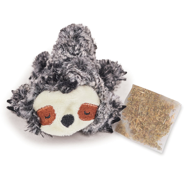 Kazoo Cat Toy Sleepy Sloth W Catnip