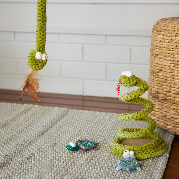 Kazoo Cat Toy Springy Snake