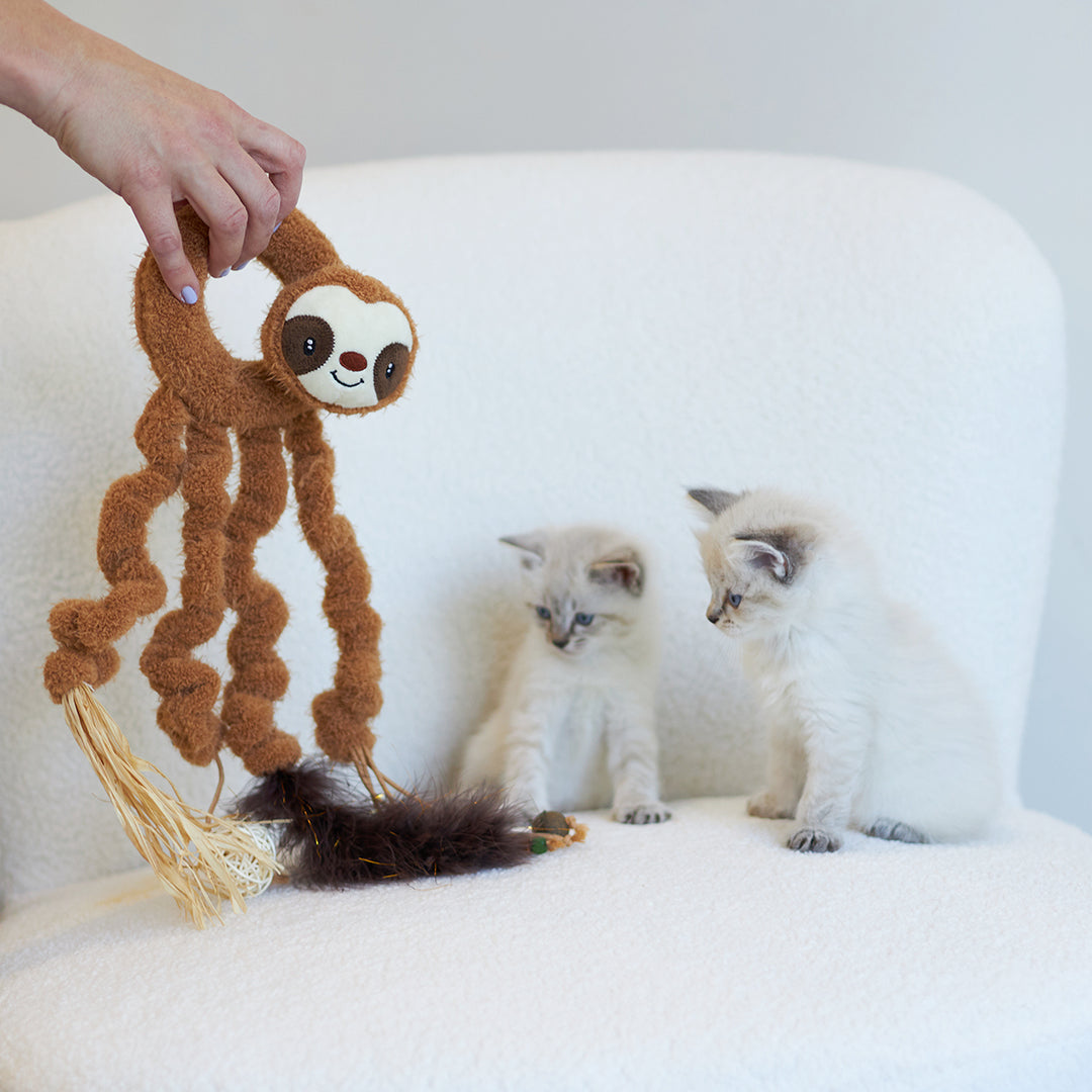 Kazoo Cat Toy Long Legged Sloth