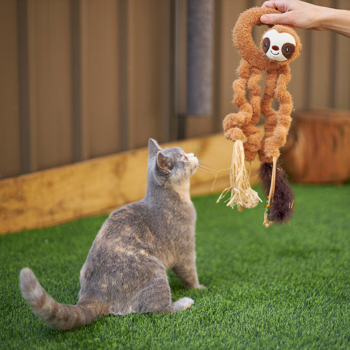 Kazoo Cat Toy Long Legged Sloth