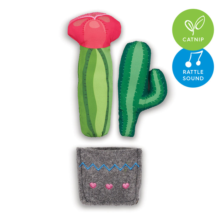 Kazoo Cat Toy Cactus Garden