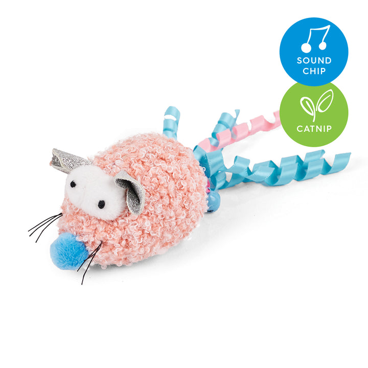 Kazoo Cat Toy Pinky Squeaky Mouse