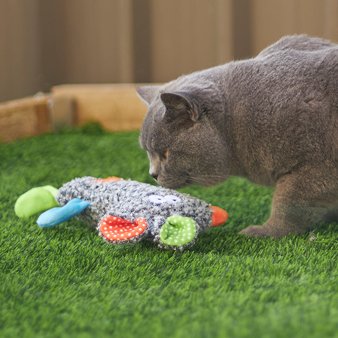 Kazoo Cat Toy Crinkle Mousewcatnip