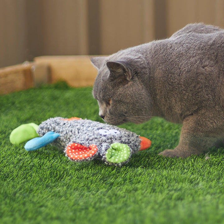 Kazoo Cat Toy Crinkle Mousewcatnip