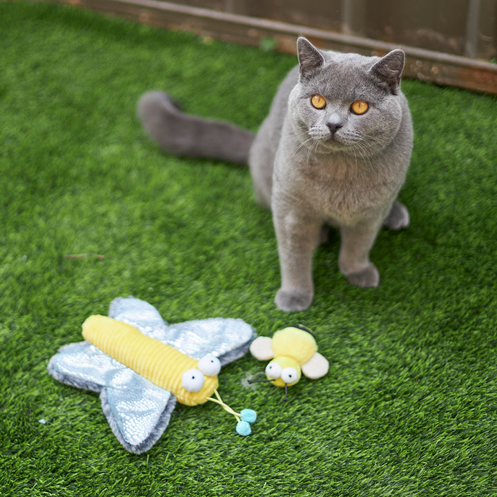 Kazoo Cat Toy Butterfly Kicker