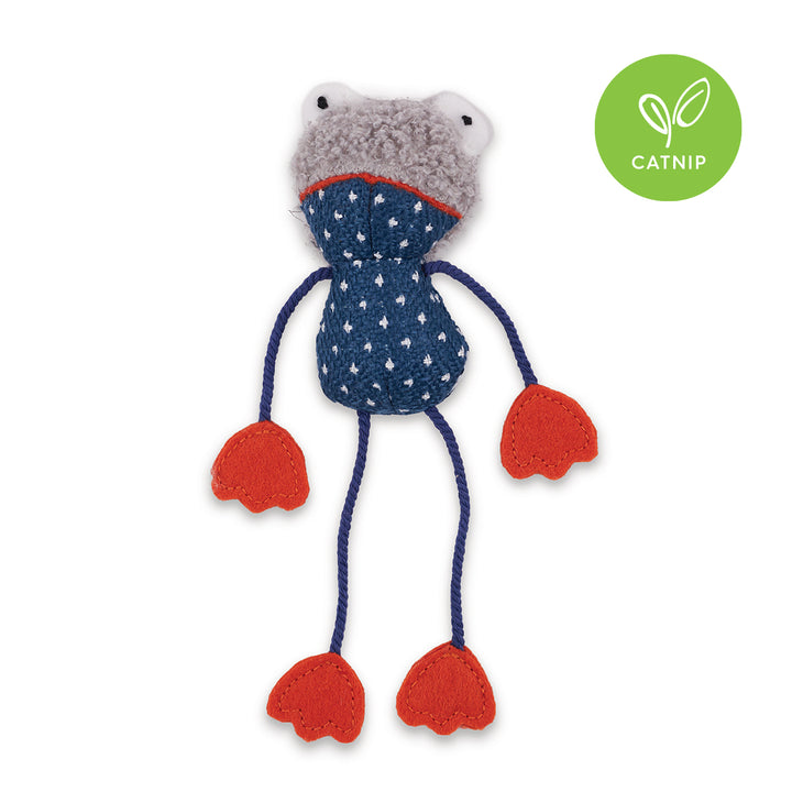 Kazoo Cat Toy Floppy Frog
