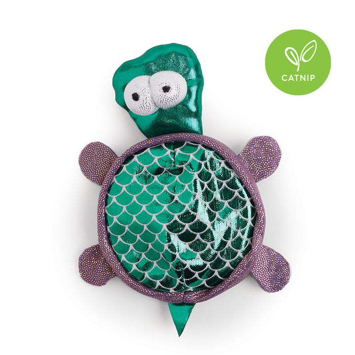 Kazoo Cat Toy Sea Turtlewreplaceable Catnip