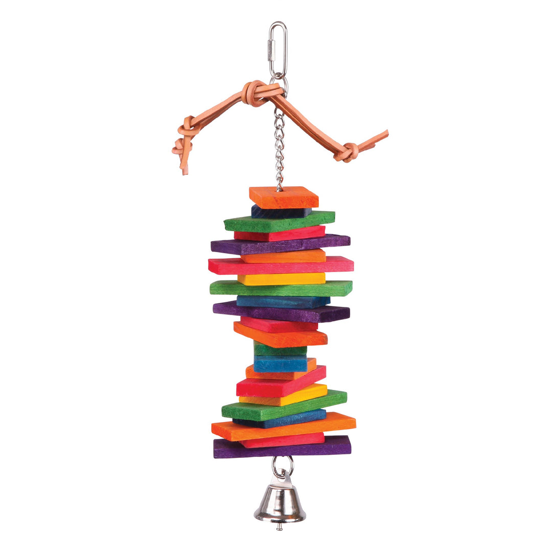Kazoo Bird Toy W/rectangle Chips & Bell Large