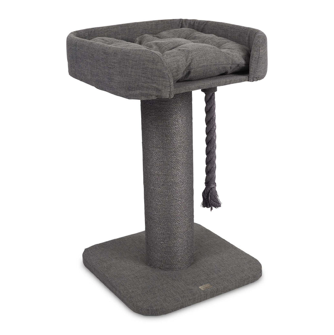 Kazoo Cat Scratch Pole High Bed W/rope Sofa Charcoal