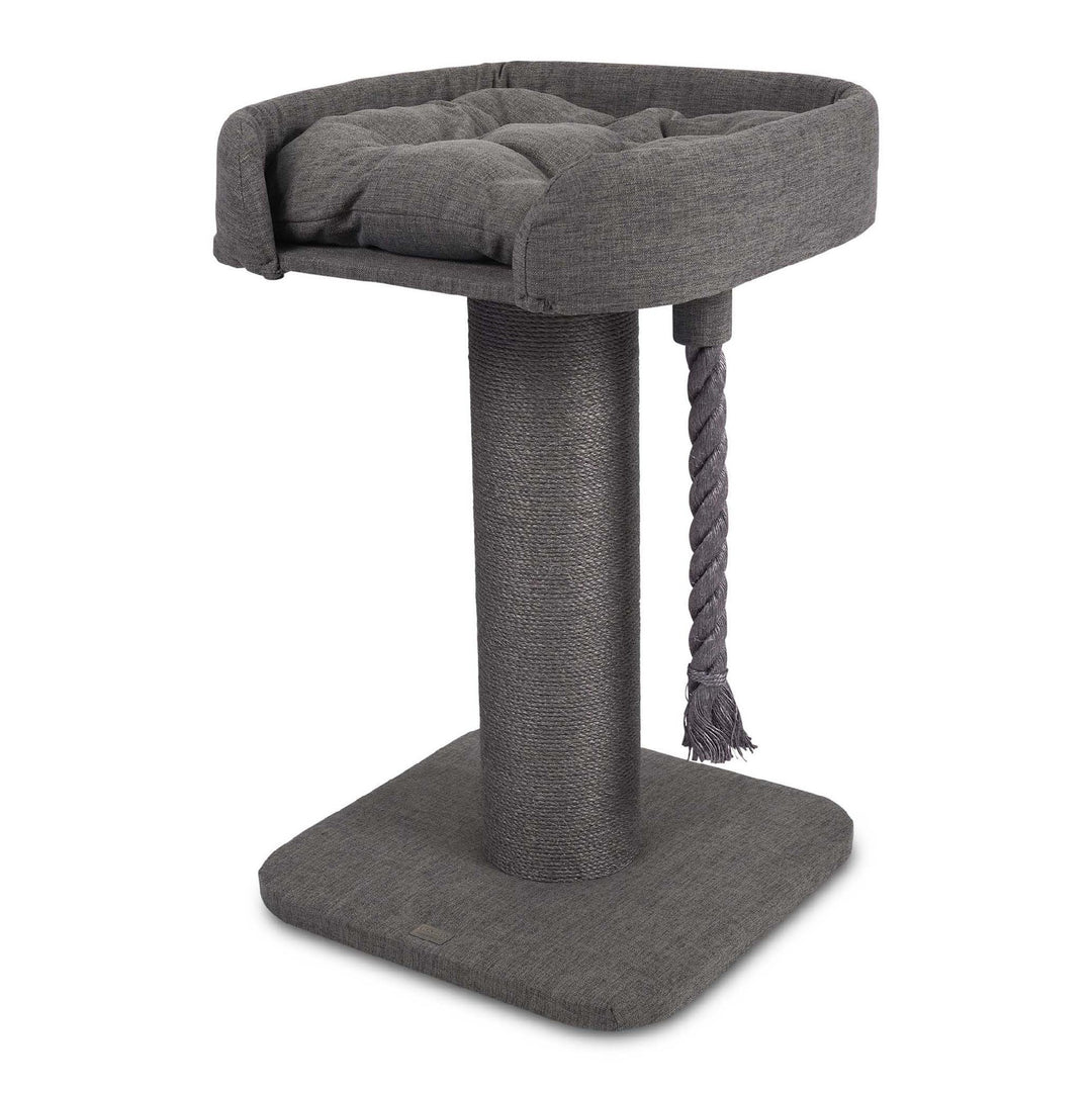 Kazoo Cat Scratch Pole High Bed W/rope Sofa Charcoal