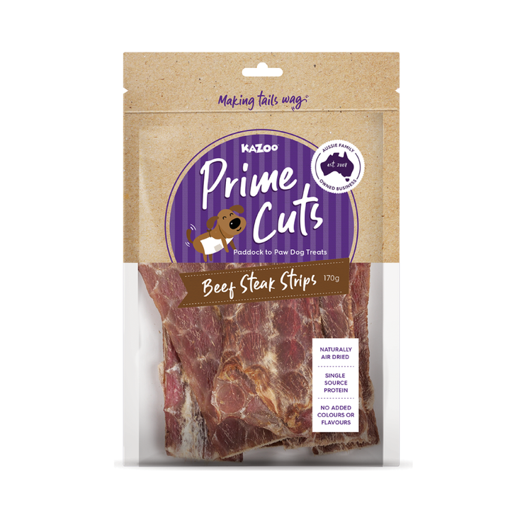 Kazoo Prime Cuts Beef Steak Strips 170g