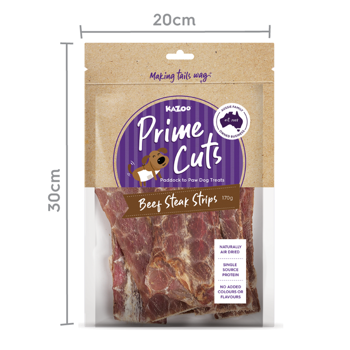 Kazoo Prime Cuts Beef Steak Strips 170g