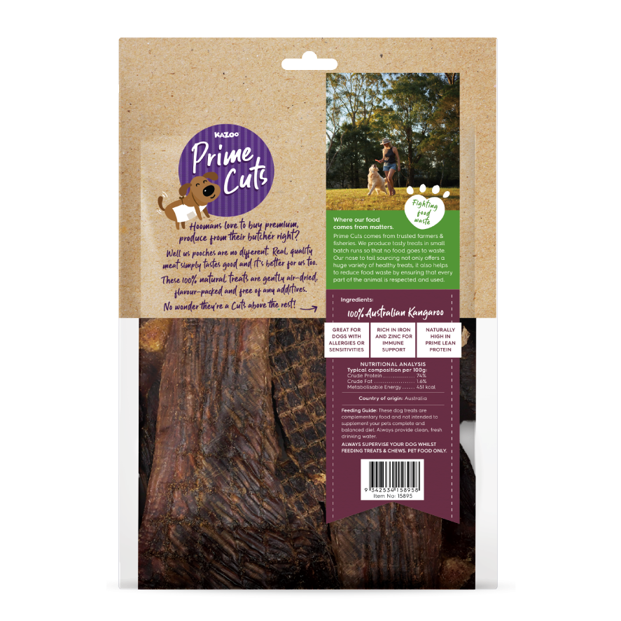 Kazoo Prime Cuts Kangaroo Steak Strips 170g