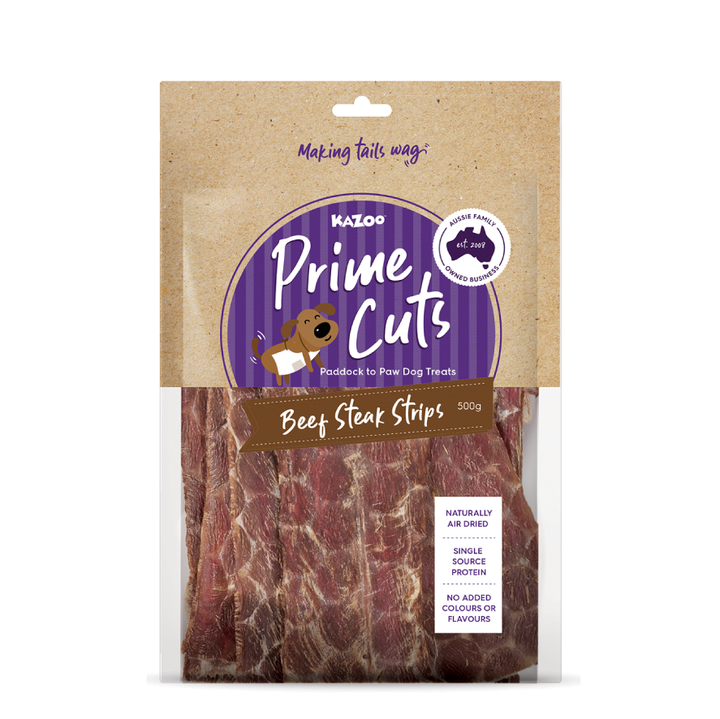 Kazoo Prime Cuts Beef Steak Strips 500g
