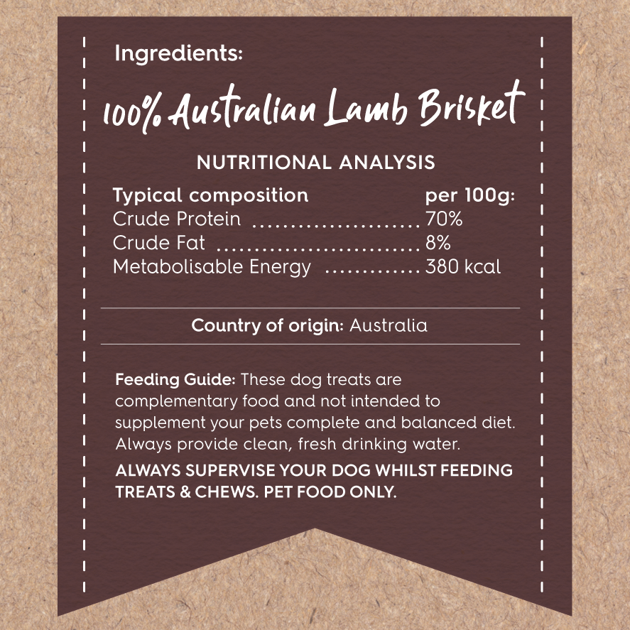 Kazoo Prime Cuts Lamb Brisket Crumble 500g