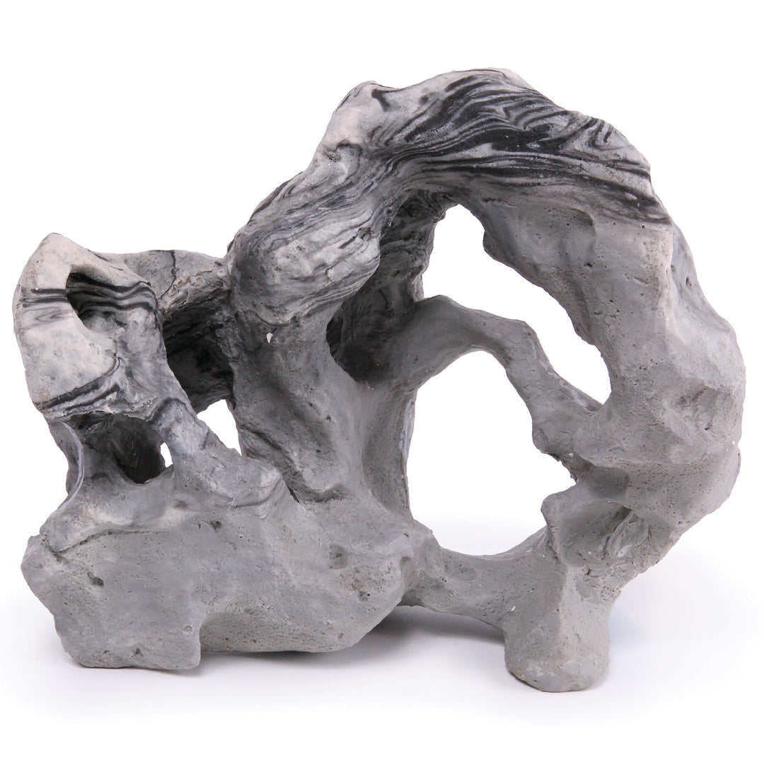 Kazoo Ornament Grey Sandstone W/swirl Set Pc3 - Large
