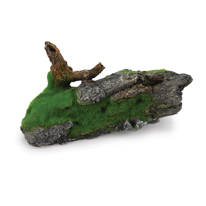 Kazoo Ornament Driftwood W/textured Moss - Medium 2