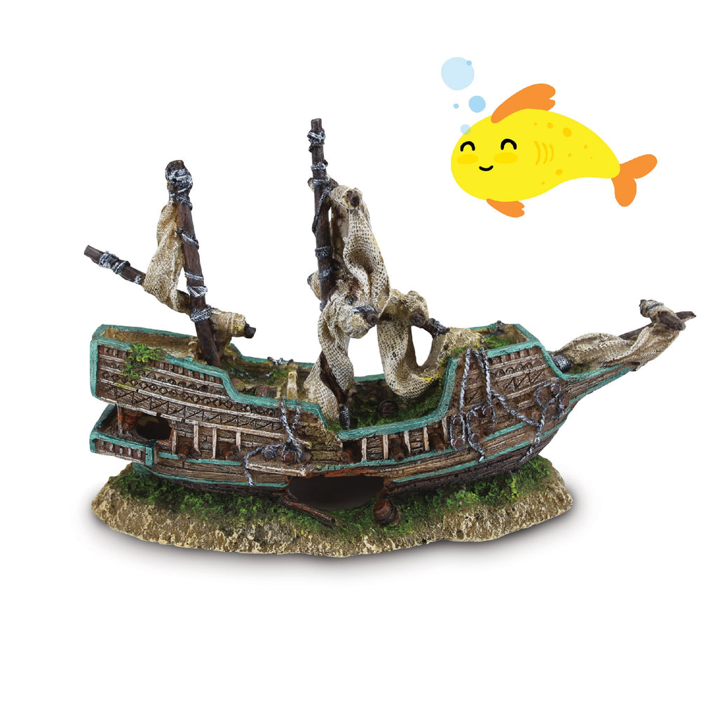 Kazoo Ornament Galleon Shipwreack - Medium
