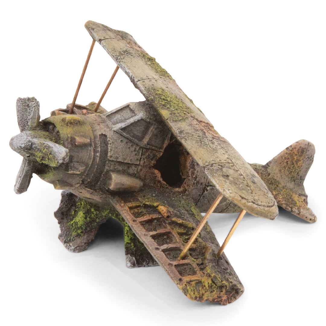Kazoo Ornament Crashed Biplane - Small