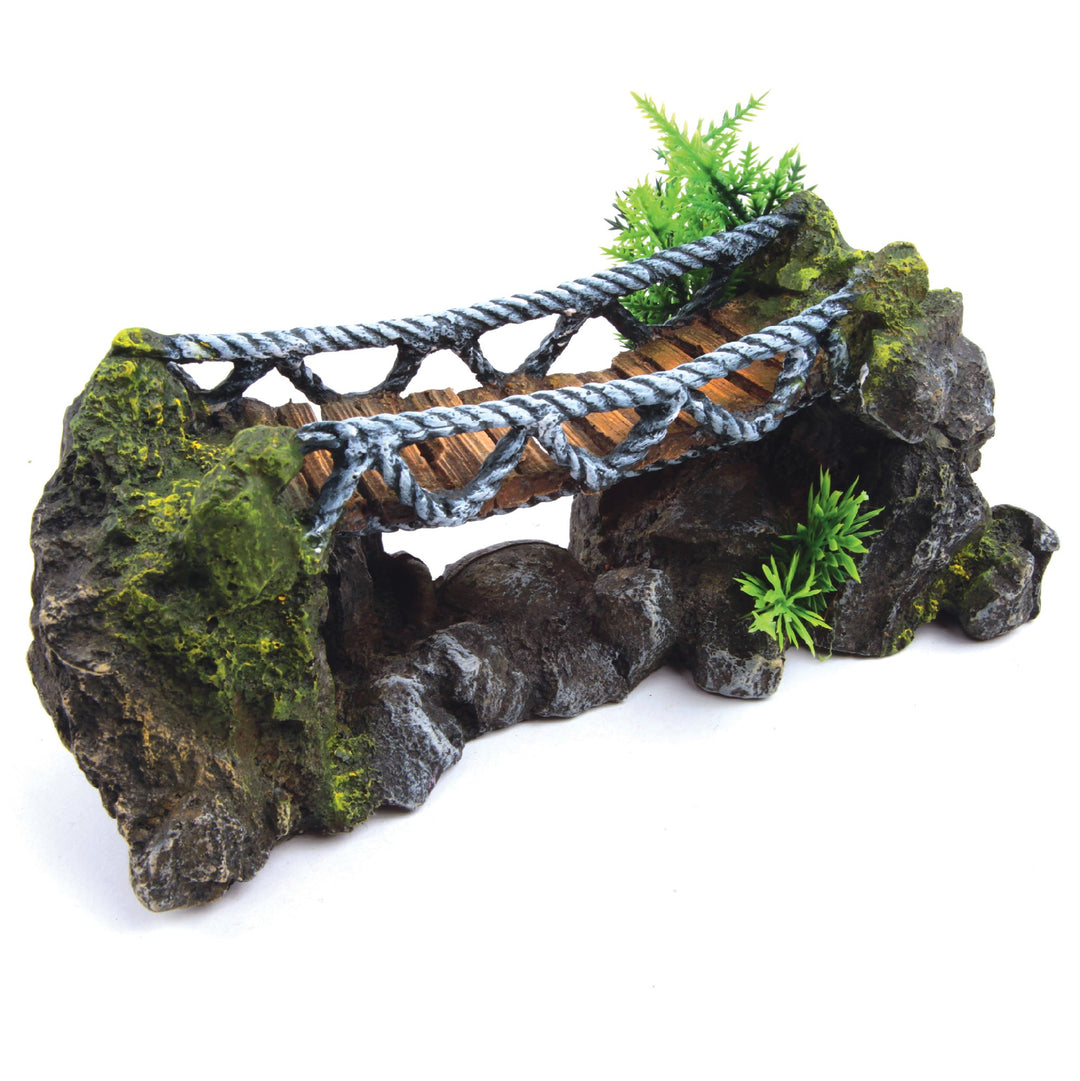 Kazoo Ornament Rope Bridge W/ Plants Medium 265mm