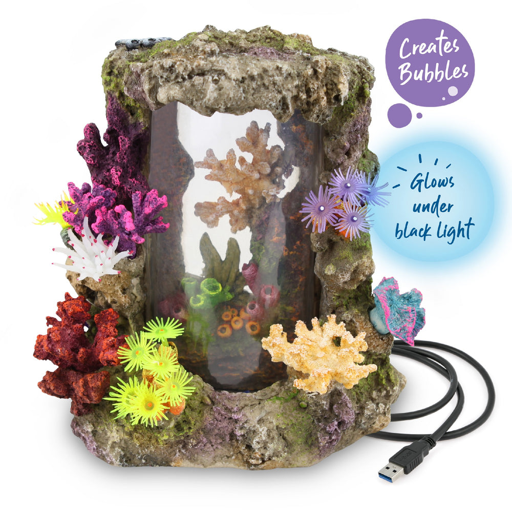 Kazoo Ornament Led Coral Centrepiece W/plants & Air Extra Large