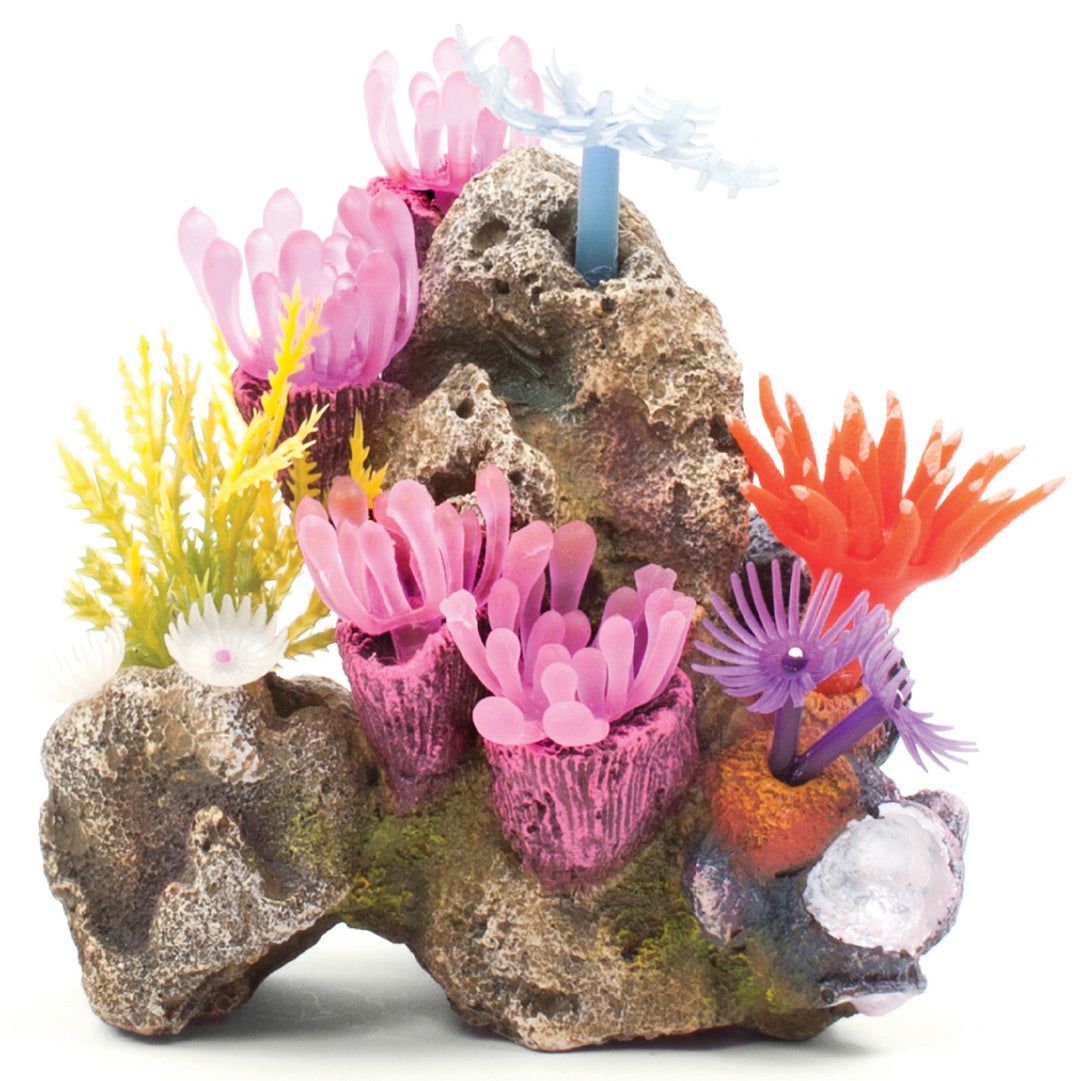 Kazoo Ornament Soft Coral Garden W/rock Small