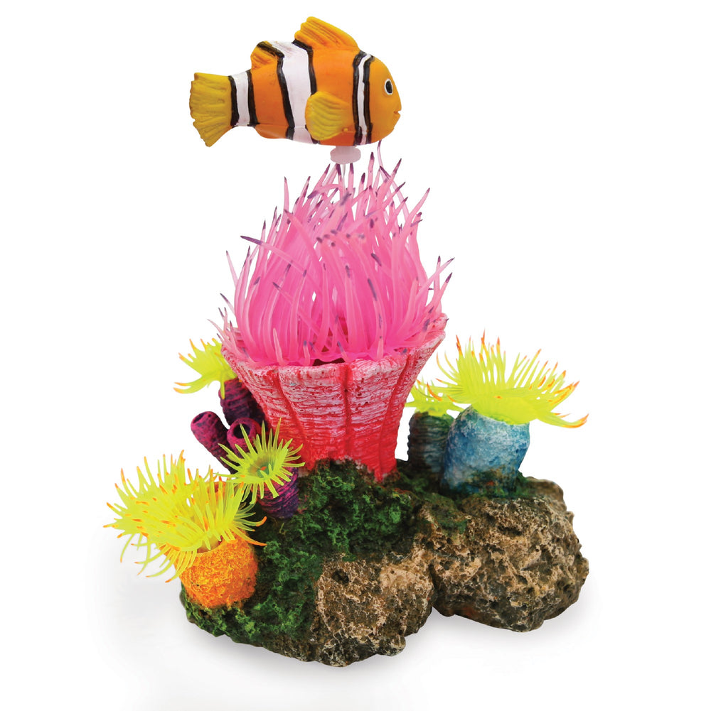 Kazoo Ornament Soft Coral W/floating Fish & Air - Medium