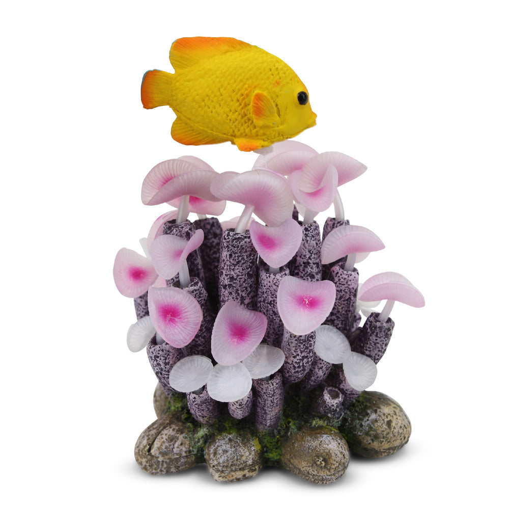 Kazoo Ornament Soft Coral W/ Floating Fish And Air - Medium