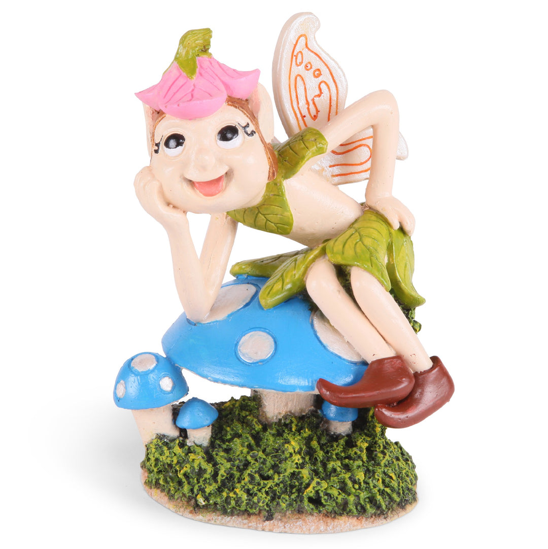 Kazoo Ornament Fairy W/mushroom Medium
