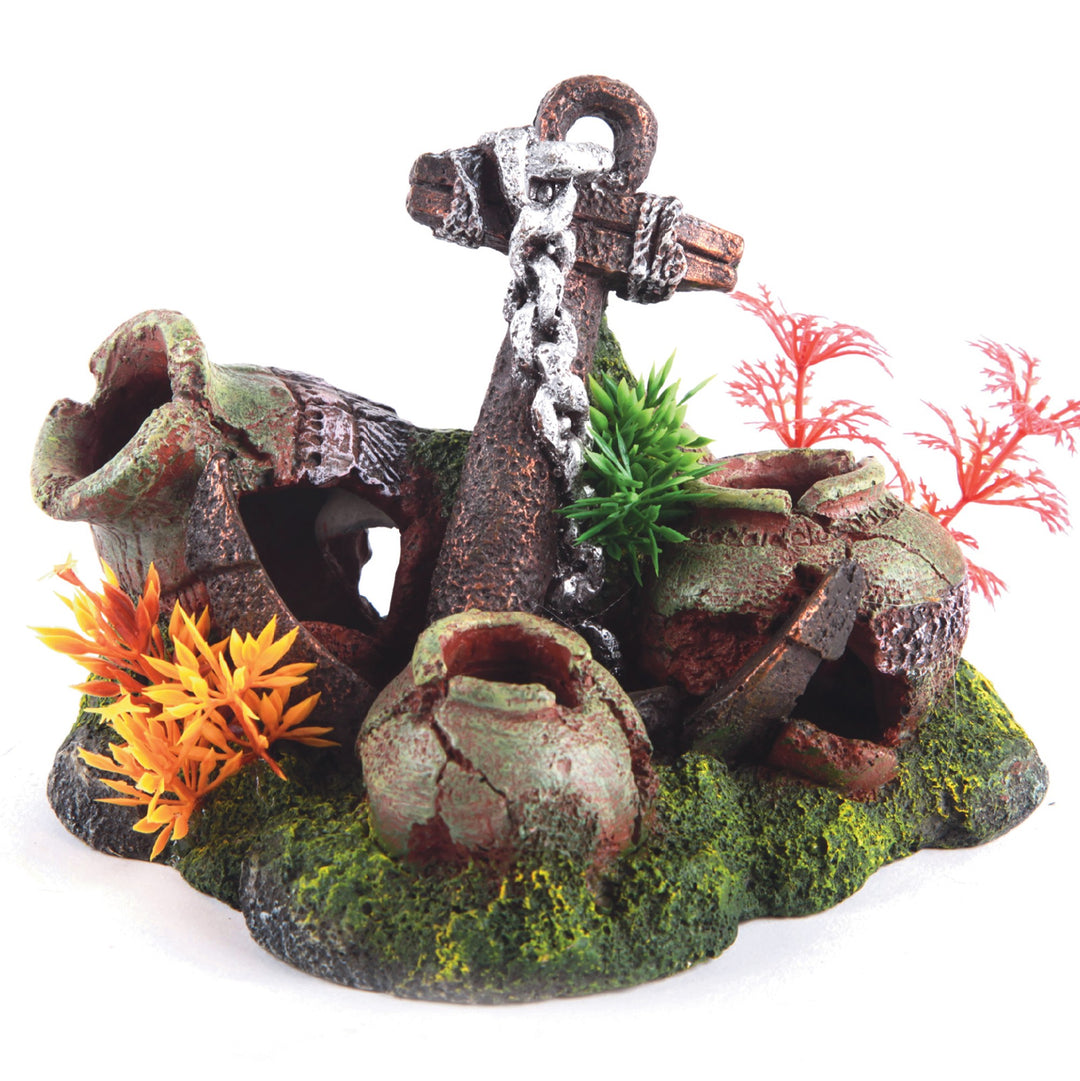 Kazoo Ornament Anchor W/plants Small