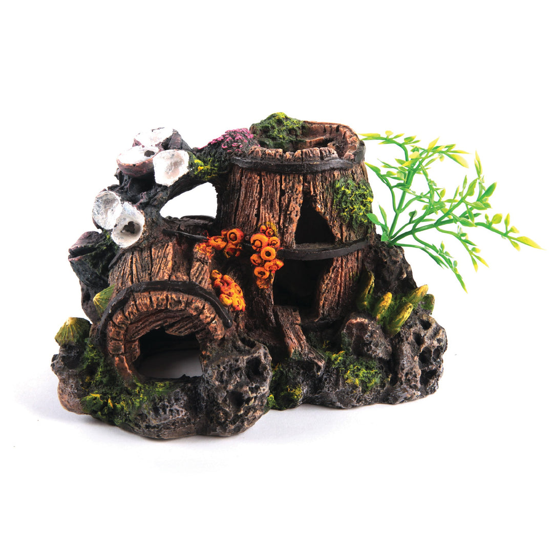 Kazoo Ornament Barrell W/plants Small
