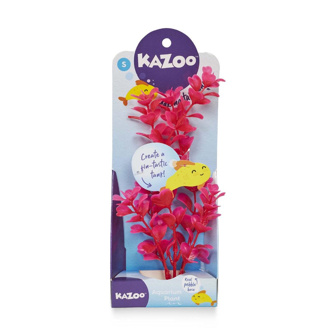Kazoo Aquarium Plants Medium Leaf Pink/purp - S 20cm