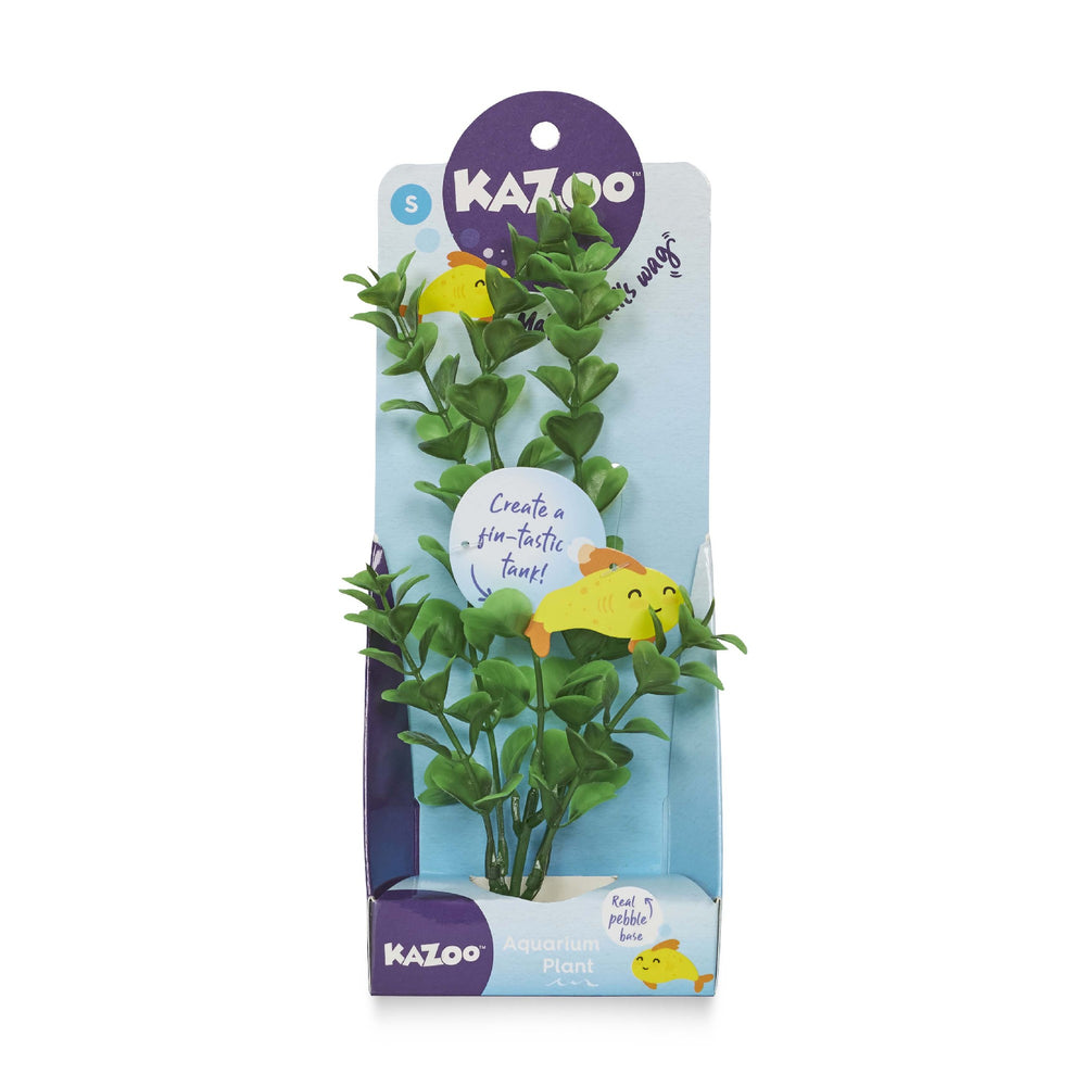 Kazoo Aquarium Plants Large Leaf Green - S 20cm