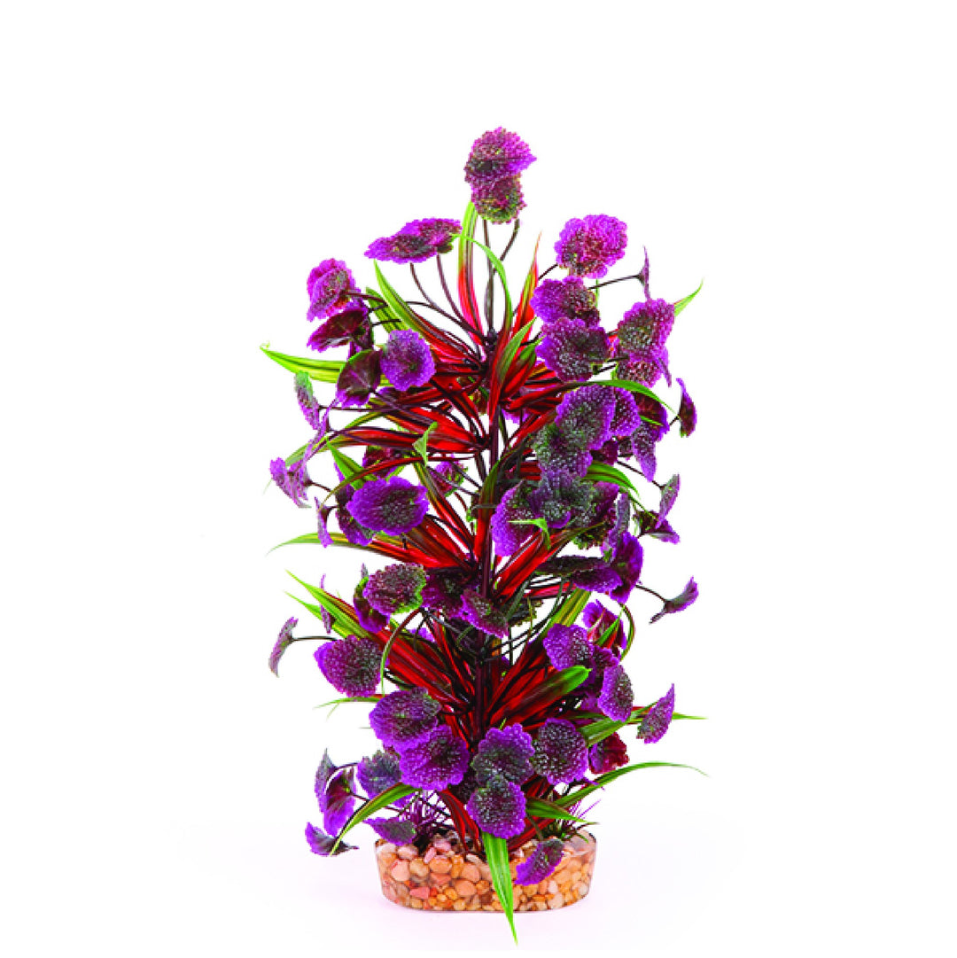 Kazoo Aquarium Plants Combo Thin Leaf W/mar Flower - L 30cm