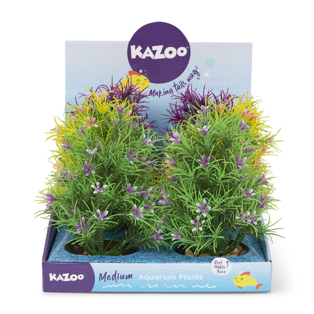Kazoo Aquarium Plants Pine Leaf W/flower Asso