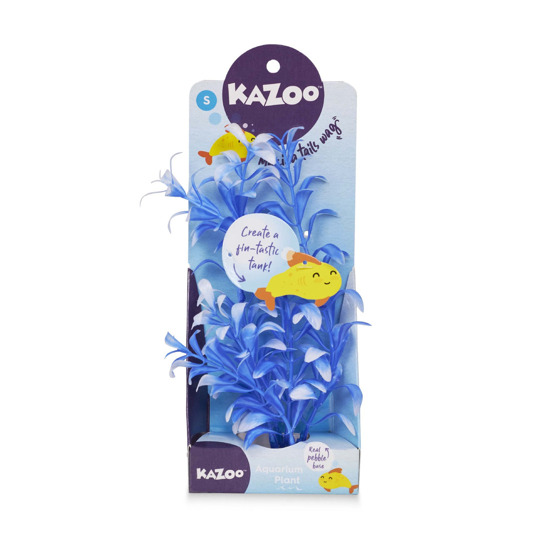 Kazoo Aquarium Plants Metallic Medium Leaf Pur/pnk/blu/wht-s