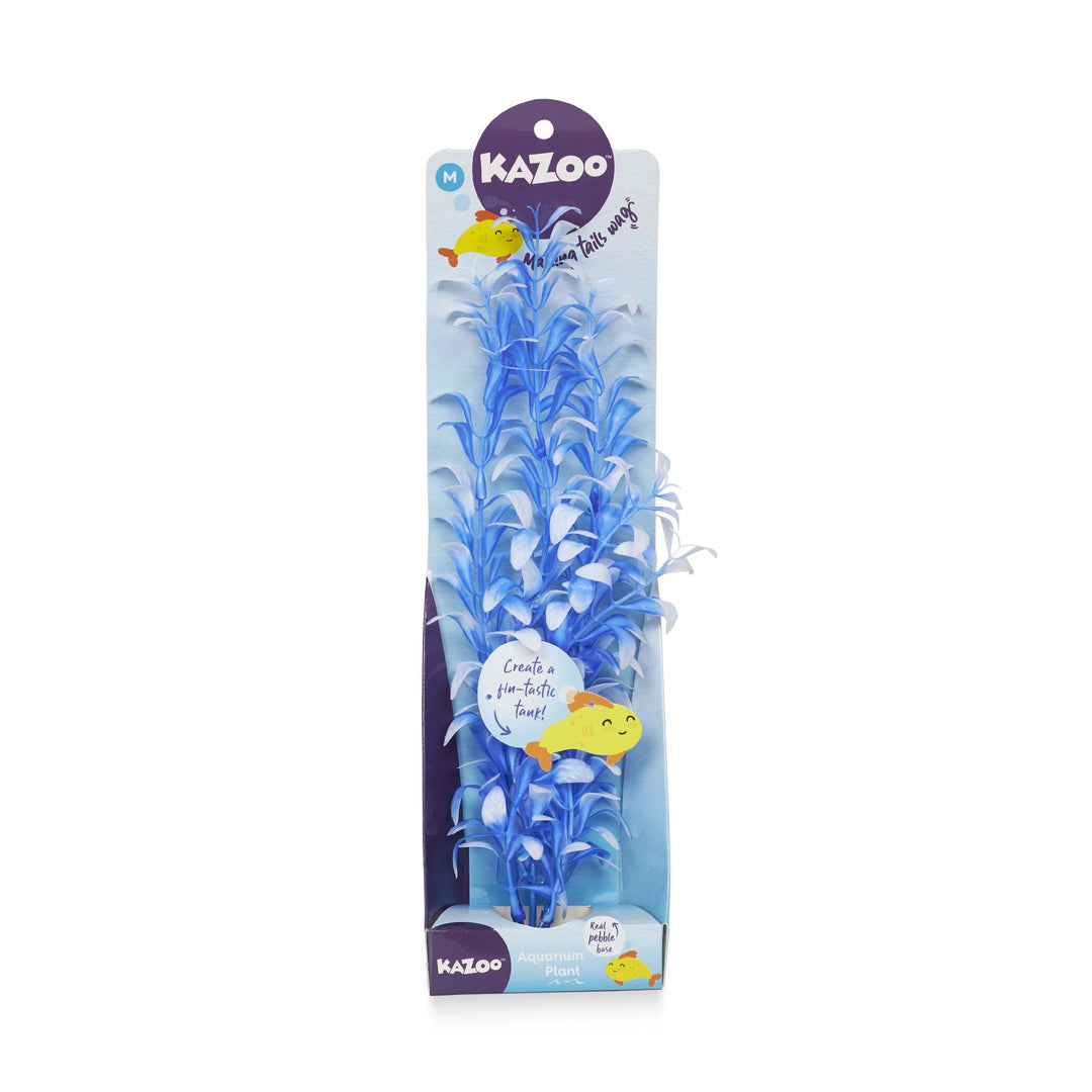 Kazoo Aquarium Plants Metallic Medium Leaf Pur/pnk/blu/wht-m
