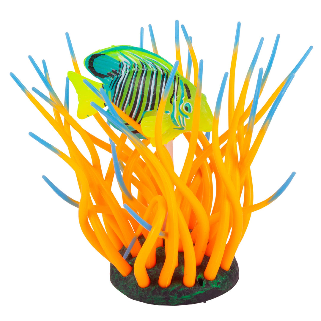 Kazoo Aquarium Plants Silicone W/air Sea Anemone W/surgeonfish Small