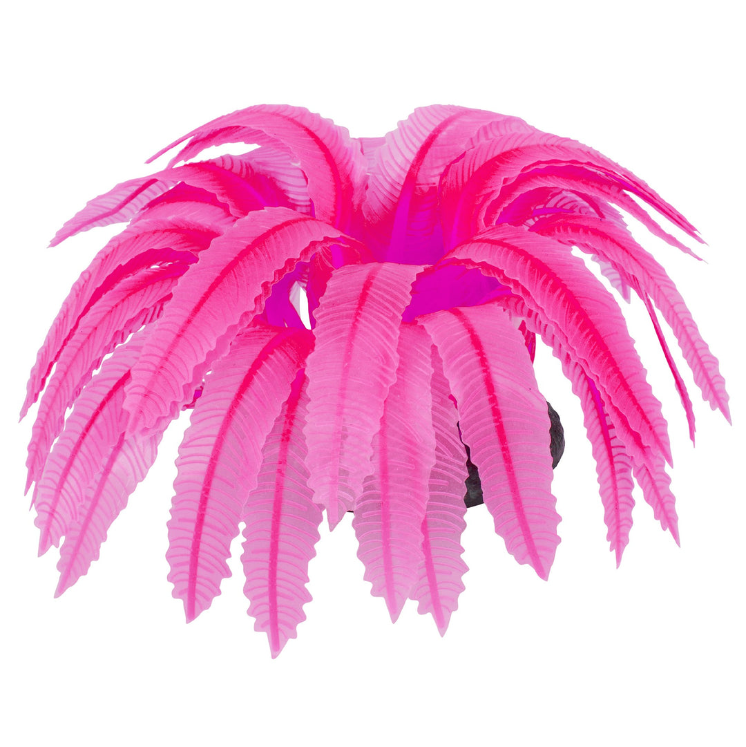 Kazoo Aquarium Plants Silicone Pink Fern - M