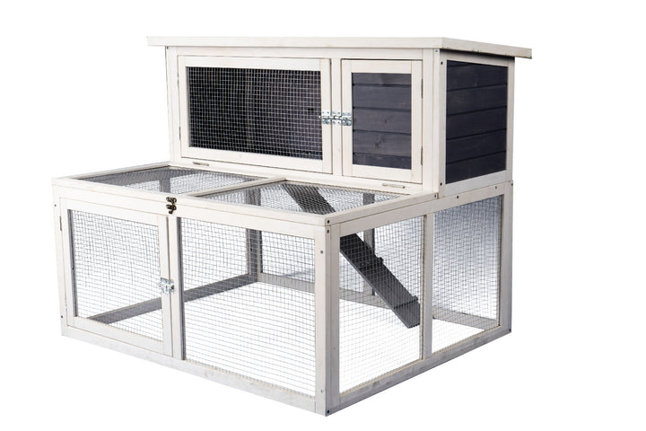 Bon Zoo Small Animal Cage 4`hutch Complex 126w X88d X90hcm
