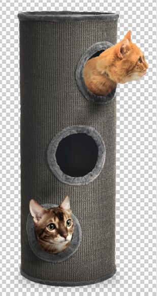 Bono Fido Cat Pole Max Tower Cat Tube 3 Story Cat Tower