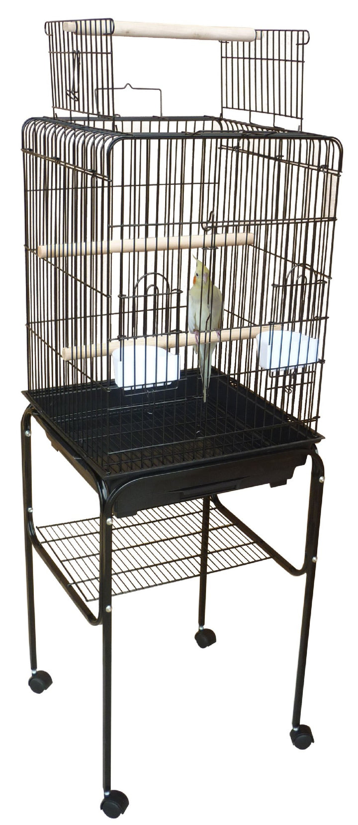 Bon Avi Bird Cage 18'' Cockateil Cage & Stand Open Top 