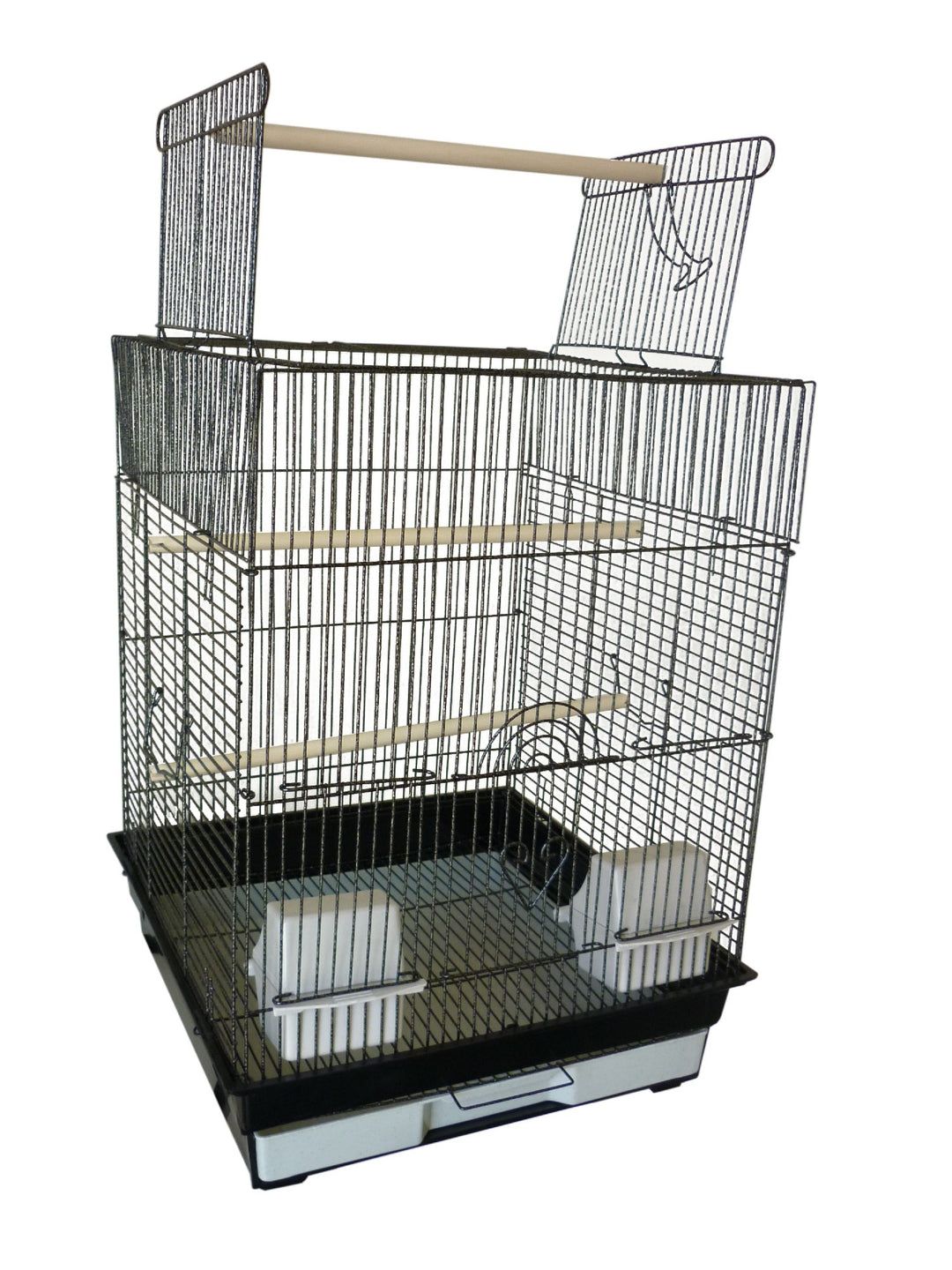 Bon Avi Bird Cage Flat Open Top Budgie 16" 45163