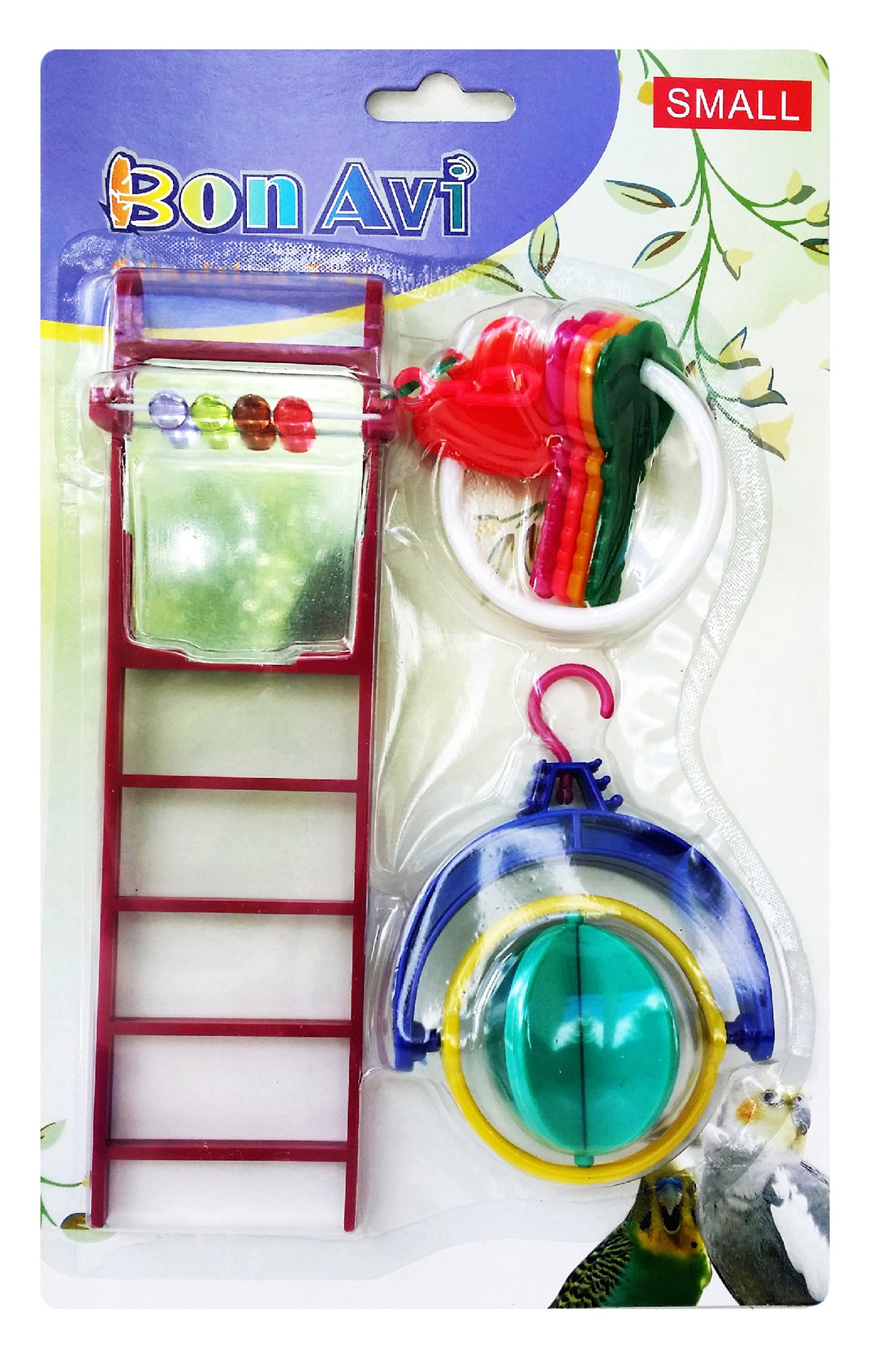 Bon Avi Bird Toy Plastic Value Pack Ladder/keys